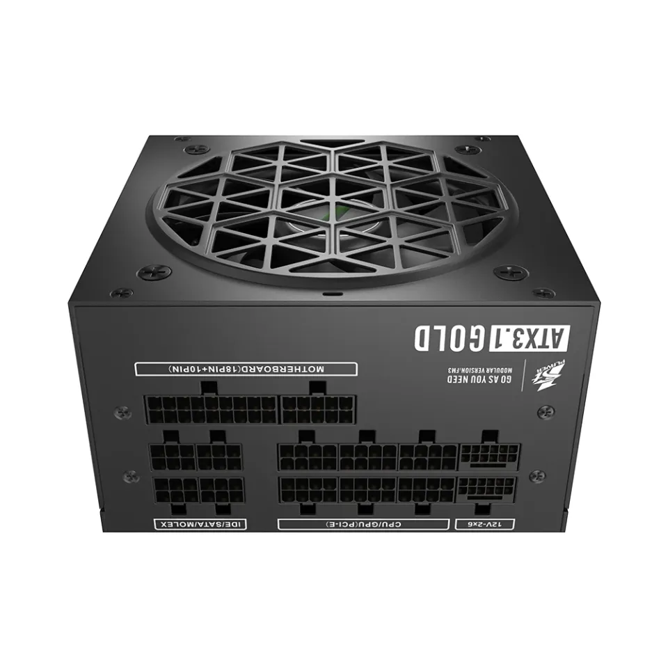 1stPlayer PSU ATX 3.1/PCI-E 5.1 750W Gold - NGDP750 - HA-750BA4, photo 2