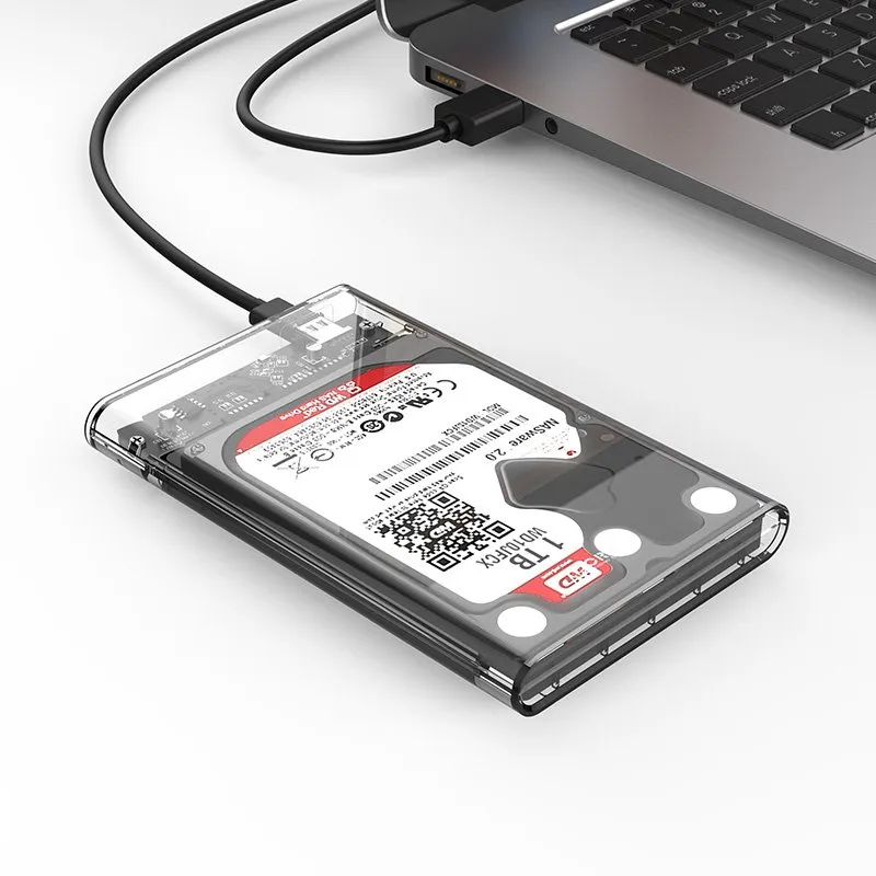 Orico Storage - Case - 2.5 inch 10Gbps Type-C Transparent - 2139C3-G2-CR-BP, photo 3