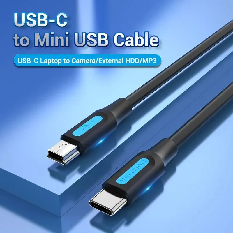 Vention USB 2.0 C M / Mini USB 5pin 0.5m - COWBD, foto 2
