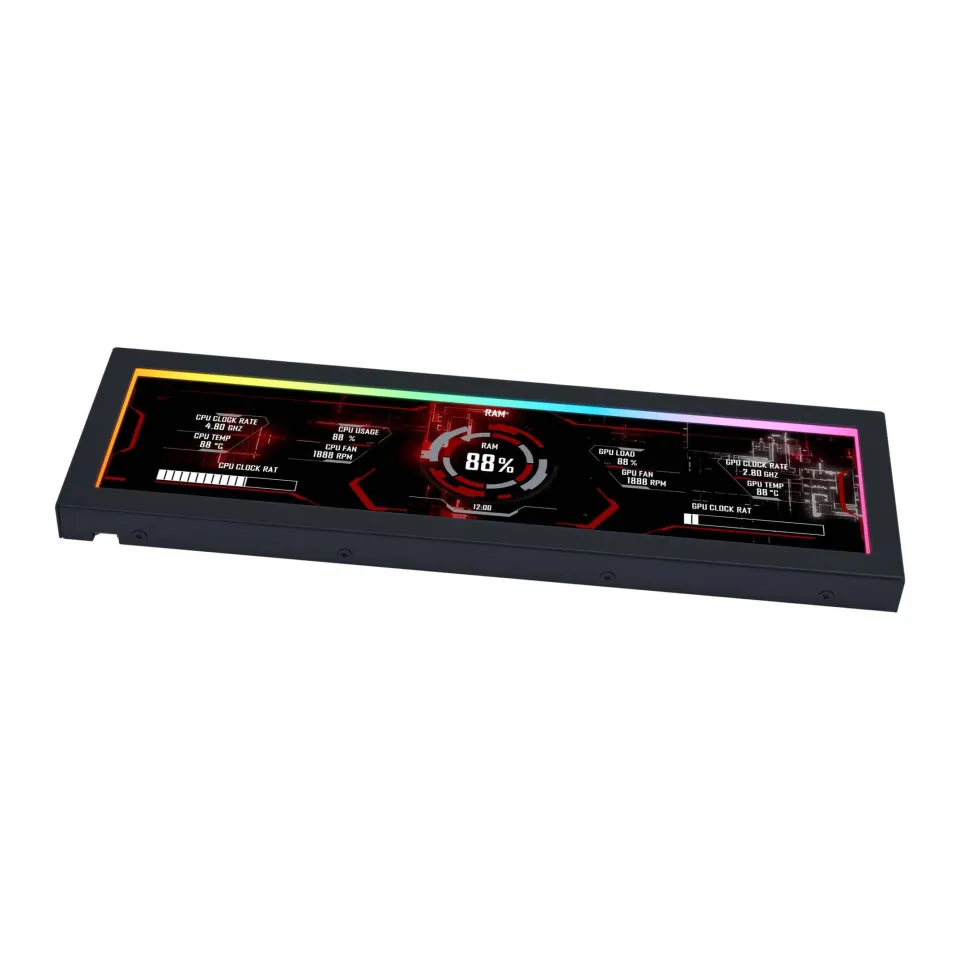 Lian Li 8.8 inch IPS LCD Universal Screen - Black, foto 2
