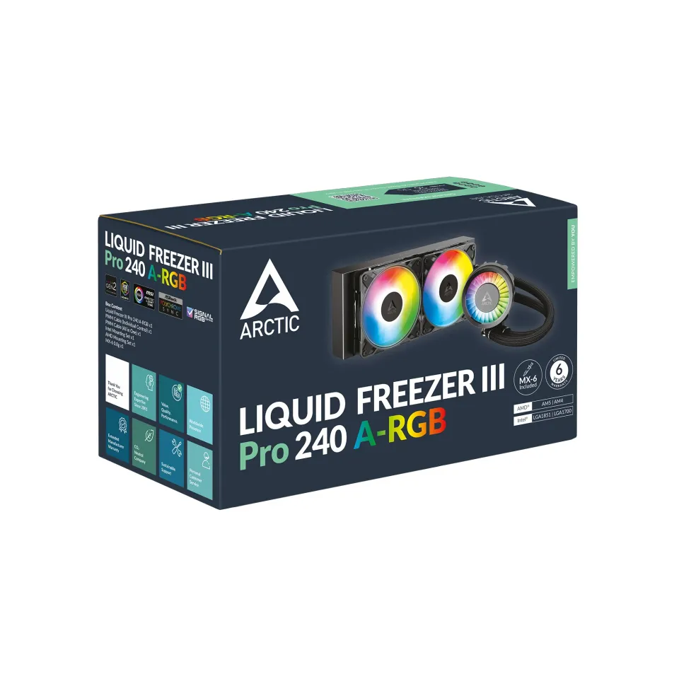 Arctic Liquid Freezer III 240 Pro A-RGB (Black), photo 6