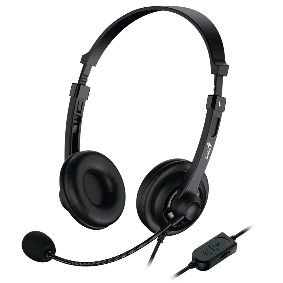 Genius Headset HS-230U - USB, Mic, Black