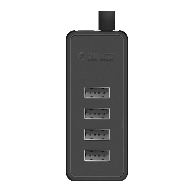 Orico USB2.0 HUB 4 port - USB/Micro USB input, Black - W5P-U2-100-BK-EP, foto 2