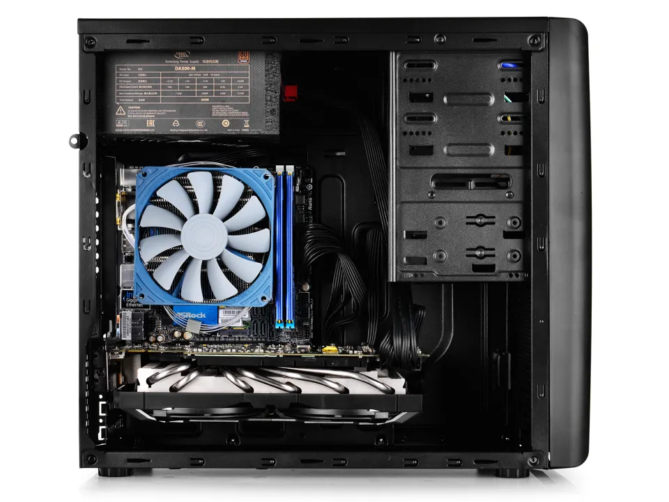 DeepCool Case mATX SMARTER - Black, USB3.0, foto 5