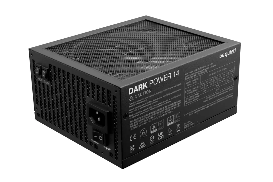 be quiet! PSU ATX 3.1 Titanium - Dark Power 14 850W, foto 3