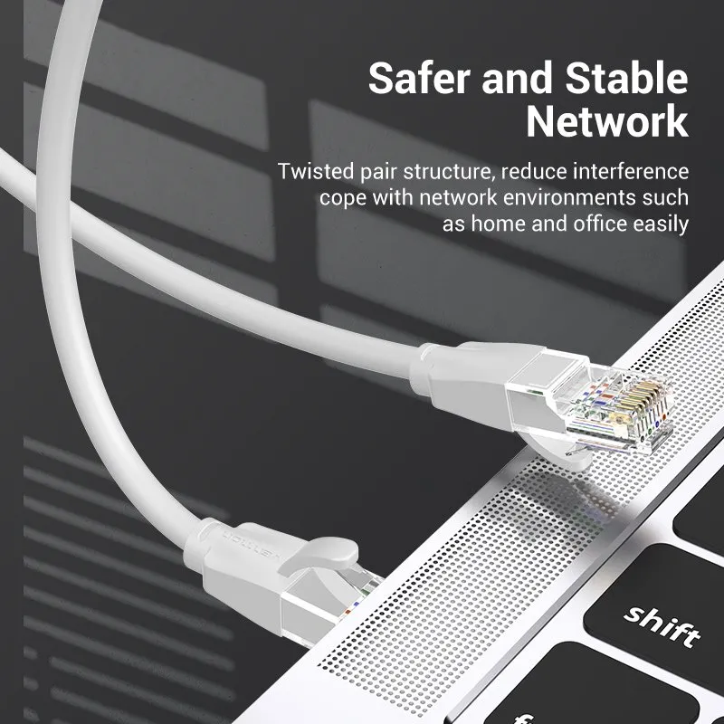 Vention LAN UTP Cat.6 Patch Cable - 0.5M Gray - IBEHD, foto 3