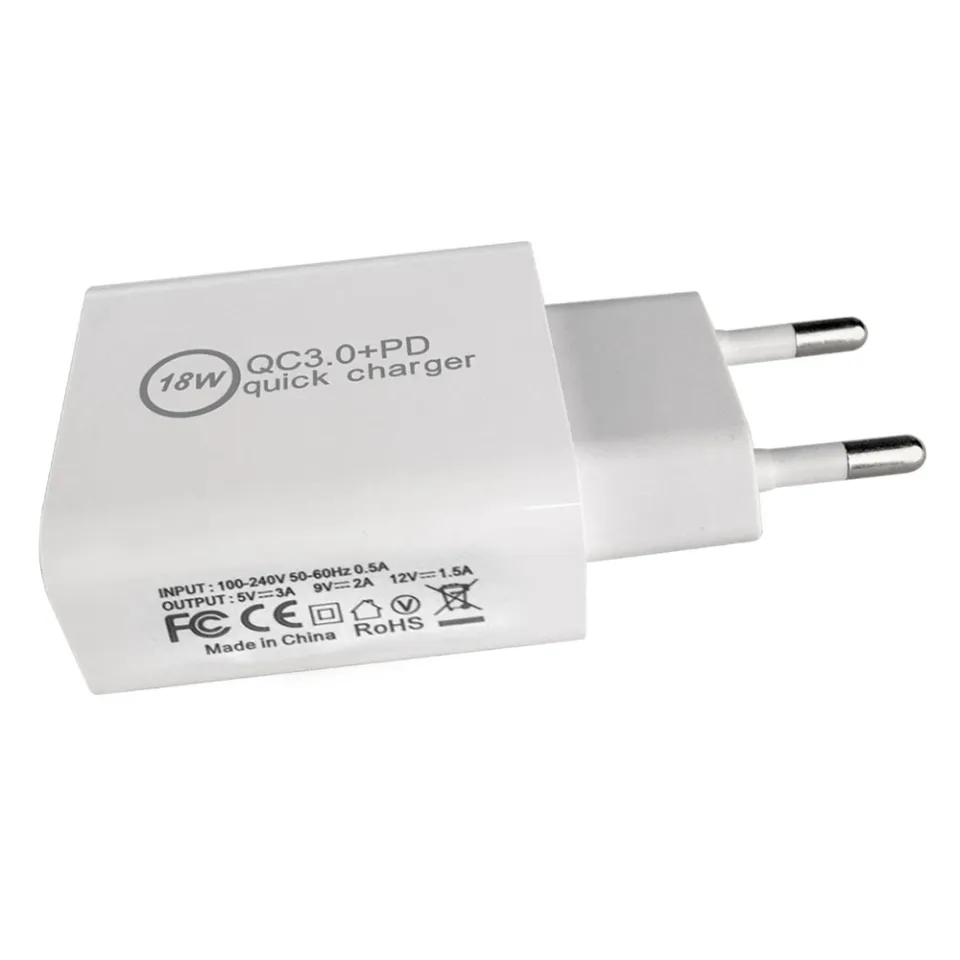 Makki Fast Charger Wall - QC3.0 + Power Distribution Type-C 18W White - MAKKI-PQ18W-WH, photo 5
