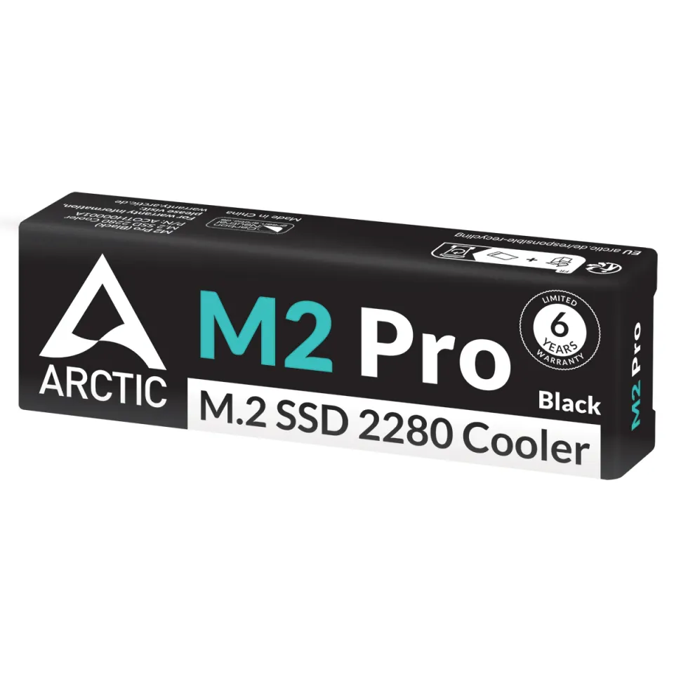 Arctic M.2 2280 SSD Cooler - M2 Pro (Black), foto 6