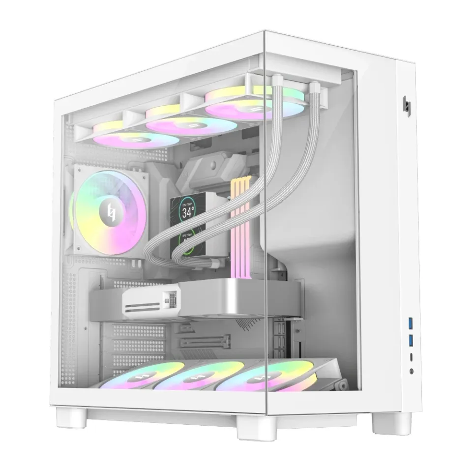 Gamemax Case ATX - NEX C53 WH