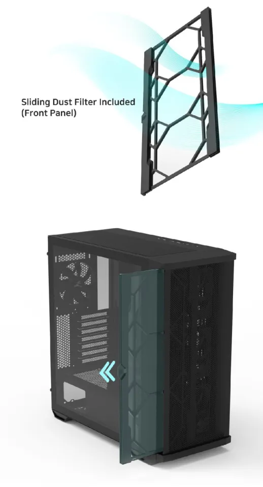 Zalman Case EATX - Z10 - Mesh, photo 4