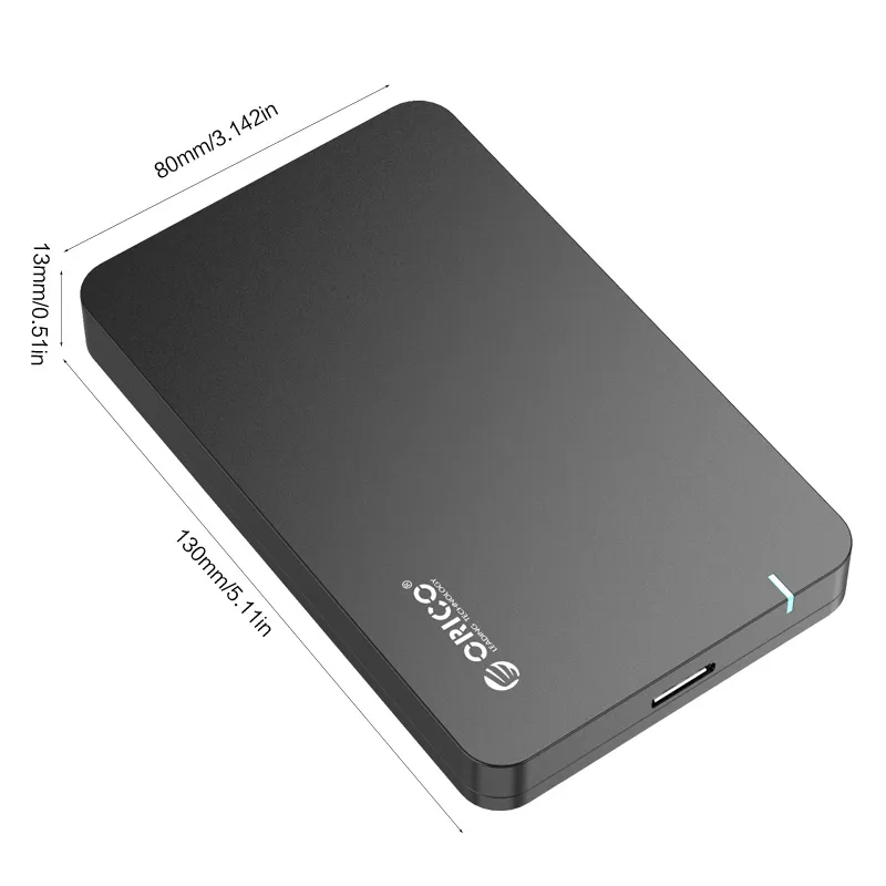 Orico Storage - Case - 2.5 inch USB3.0 Black - 2569S3-BK, foto 2