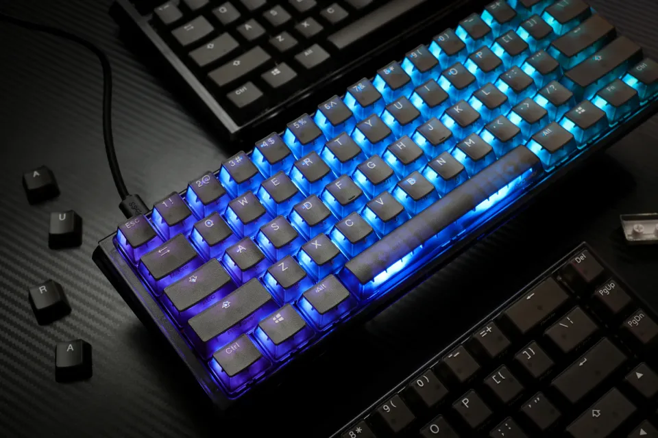 Ducky Professional Gaming Mechanical Keyboard One 3 Mini Aura Black - Cherry MX RGB Brown [Tactile], photo 5