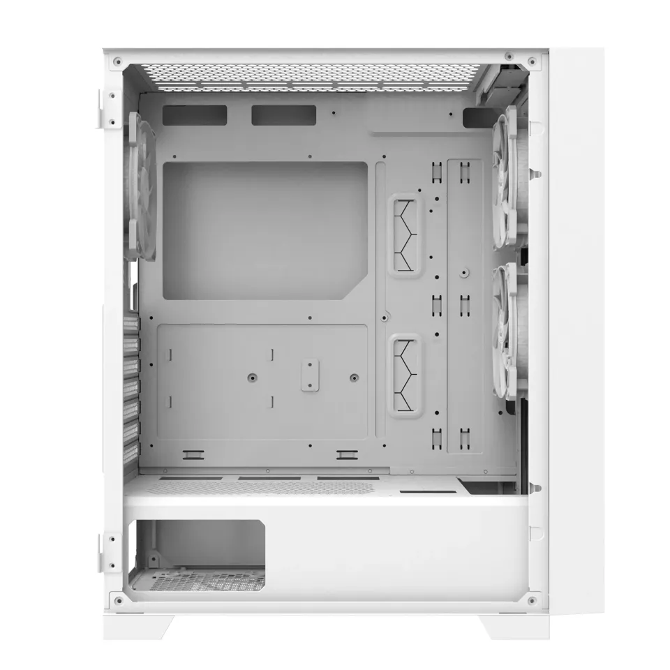 Montech AIR 1000 LITE, Mid-tower Case, TG, 3x120mm Fans, White, foto 5