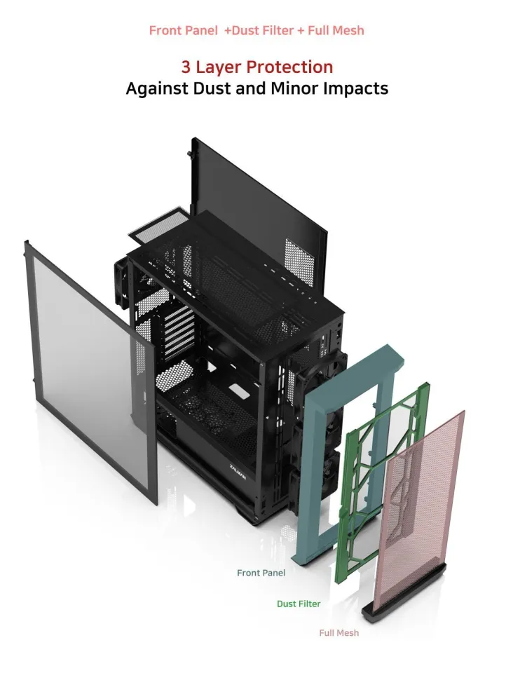 Zalman Case EATX - Z10 - Mesh, photo 3