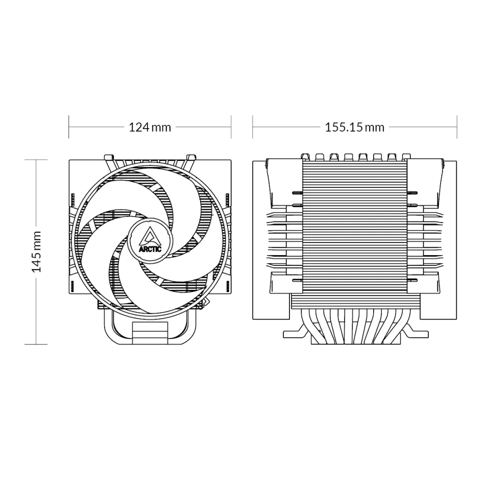 Arctic CPU Cooler - Freezer 4U-M, photo 5