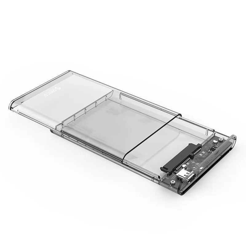 Orico Storage - Case - 2.5 inch 10Gbps Type-C Transparent - 2139C3-G2-CR-BP