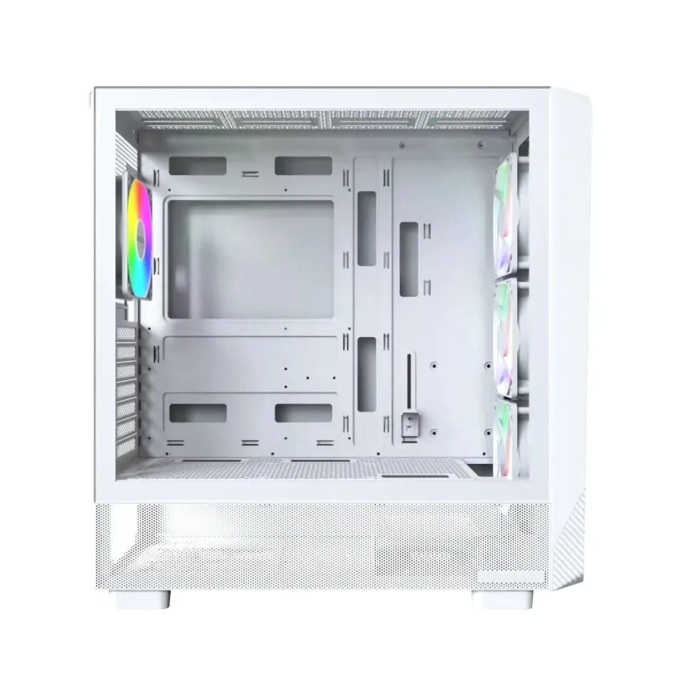 Montech Case ATX - X5 (W) - 4 A-RGB fans, USB-C, foto 3