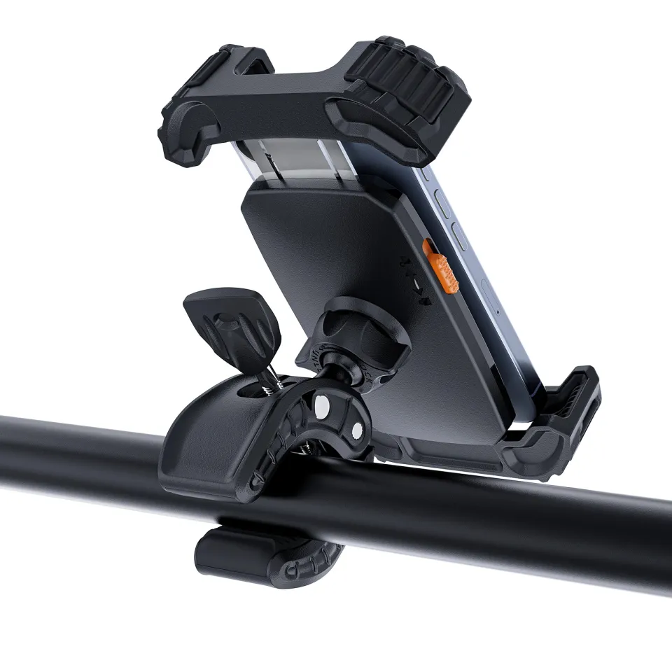 Acefast Bicycle phone holder - Anti-skid, Shock-Absorbing - D23 - Black, foto 4