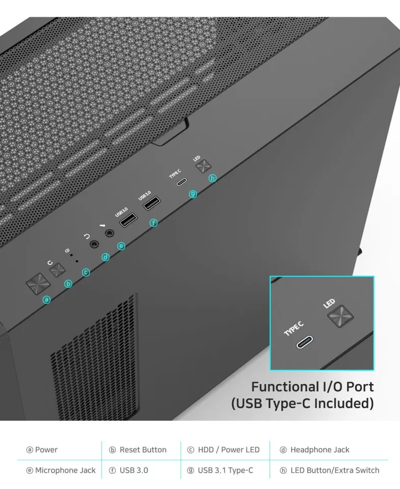 Zalman Case EATX - Z10 - Mesh, photo 6