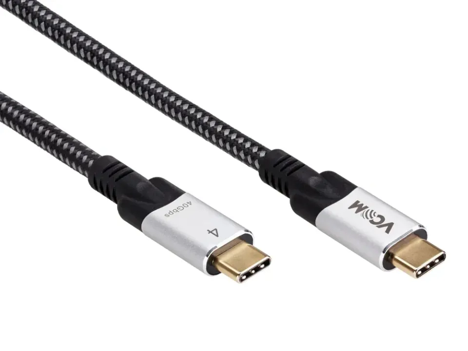 VCom USB4.0 USB-C/USB-C 40Gbps, 240W - CU560-1.2m