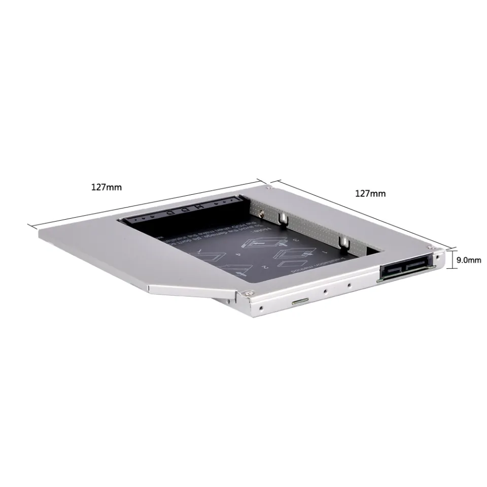 Makki Laptop Caddy 9.0mm SATA3 HD9001-SS