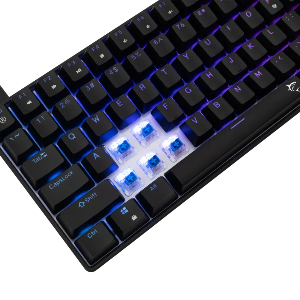 White Shark Gaming Mechanical Keyboard HAMACHI - YUSYA 5P Blue Switches (English US), Black, photo 5