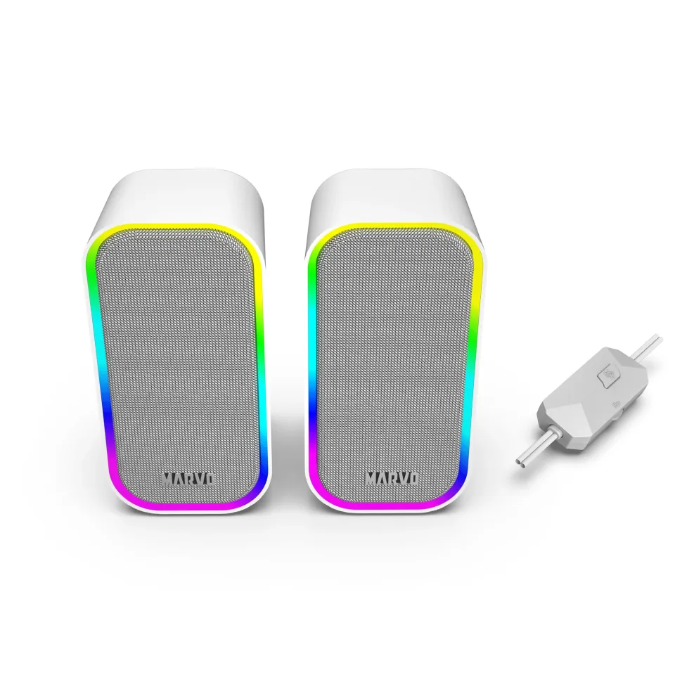 Marvo Gaming Speakers 2.0 6W Havoc 20 Grey - MARVO-SG-285-GY, photo 4