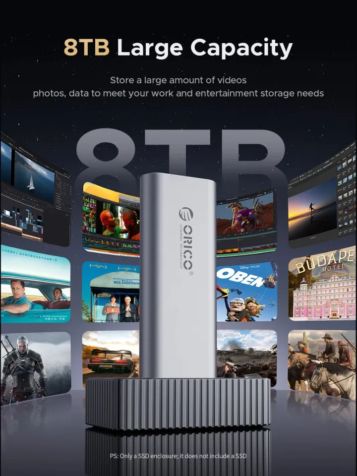 Orico Storage - Case/Docking Station - M.2 NVMe/NGFF - IT18C3-GY, foto 6