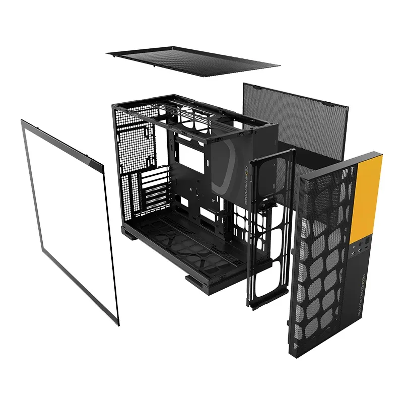 Geometric Future Case EATX - Model 5 Vent Black/Yellow, photo 3
