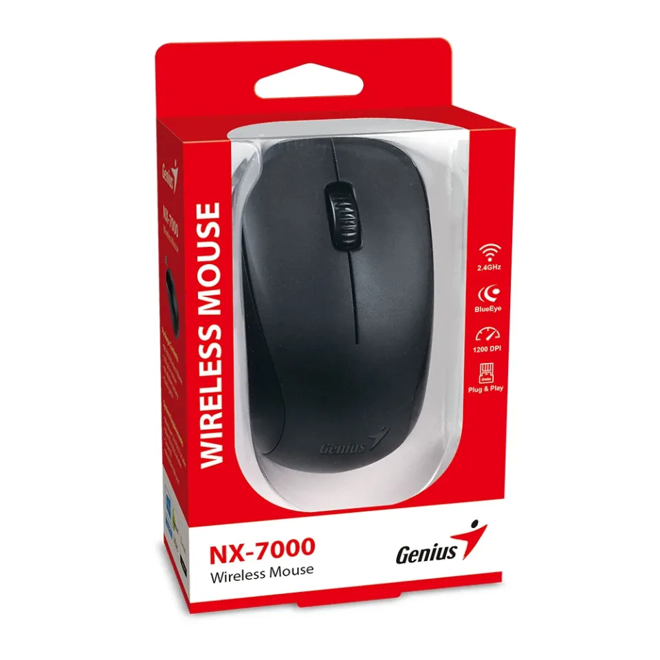 Genius Wireless Mouse - NX-7000 Black - 2.4GHz, foto 5