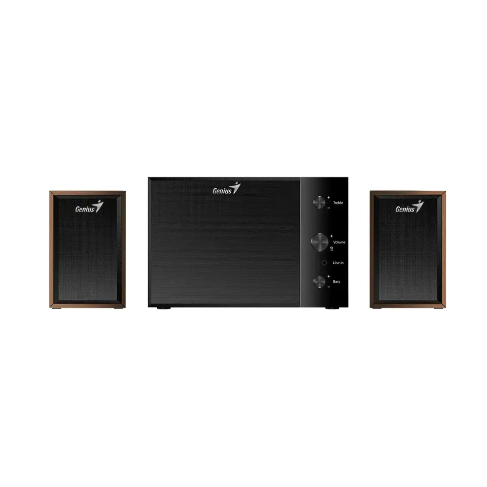 Genius Speakers 2.1 - SW-2.1 350 - 15W RMS, Wood, photo 4