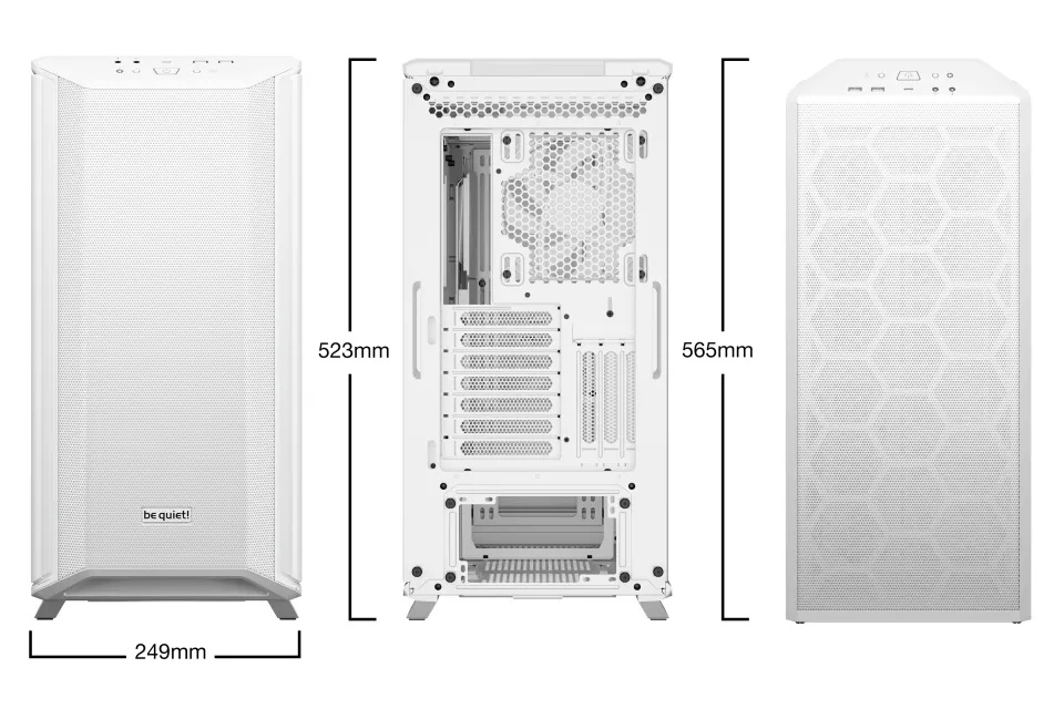 be quiet! Case EATX - Dark Base 701 White, foto 2