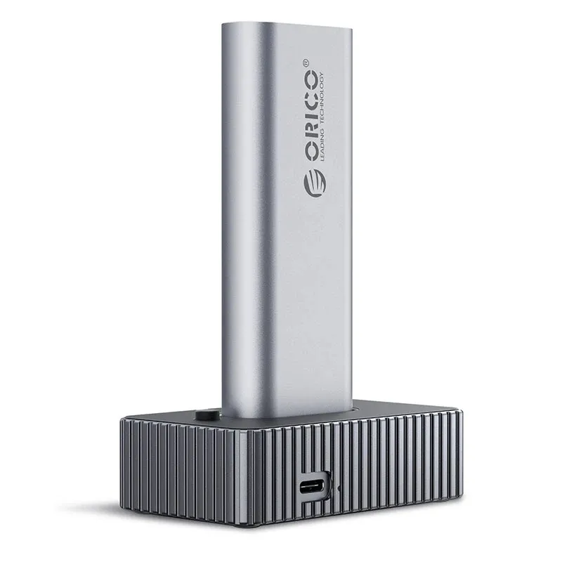Orico Storage - Case/Docking Station - M.2 NVMe/NGFF - IT18C3-GY