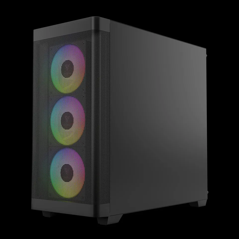 Gamdias Case E-ATX - ATHENA M3 Black - USB-C, 4 x 120 mm A-RGB, Mesh, Tempered Glass, photo 6