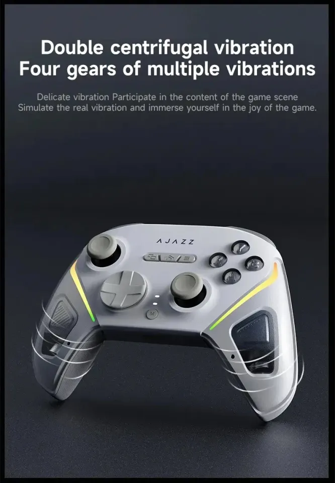 Ajazz Gamepad Set GP100 - Wireless, Bluetooth, 1000Hz - White, photo 6