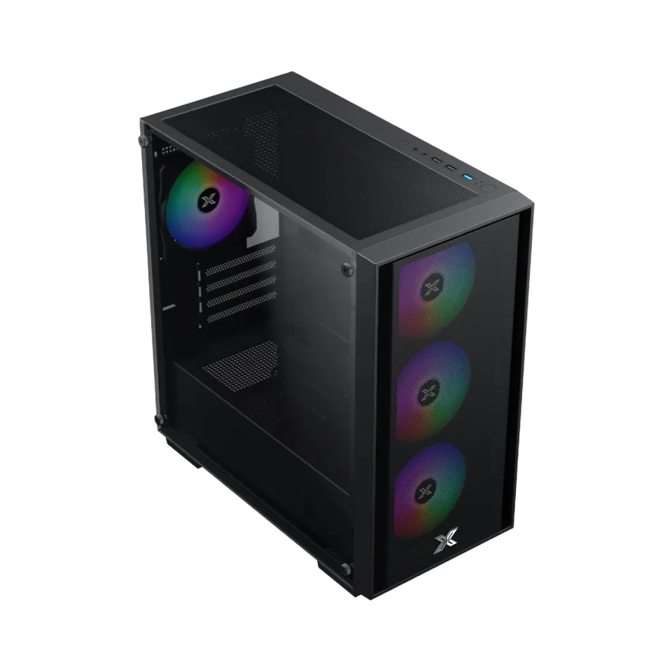 Xigmatek Case mATX - NYX Air II - 4 RGB Fans, photo 2