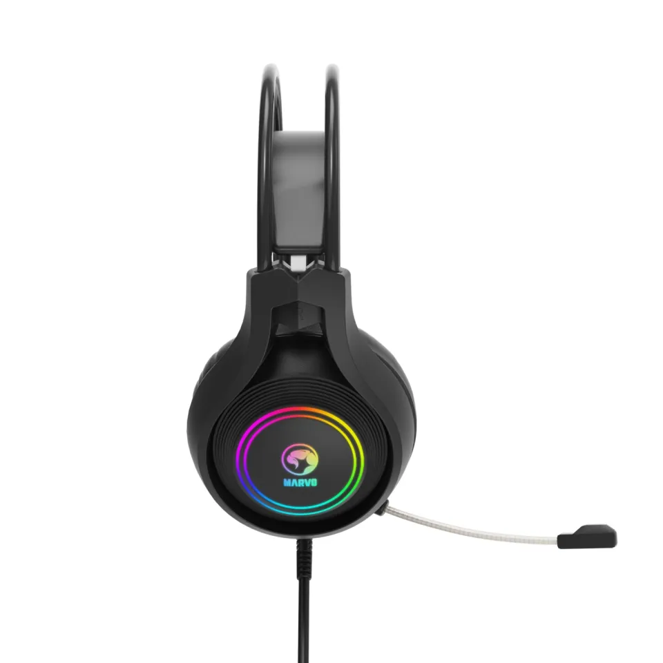 Marvo Gaming Headphones HG8921 - 50mm, USB, RGB - MARVO-HG8921, photo 5