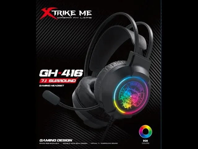 Xtrike ME Gaming Headphones GH-516 - 50mm, RGB, foto 5