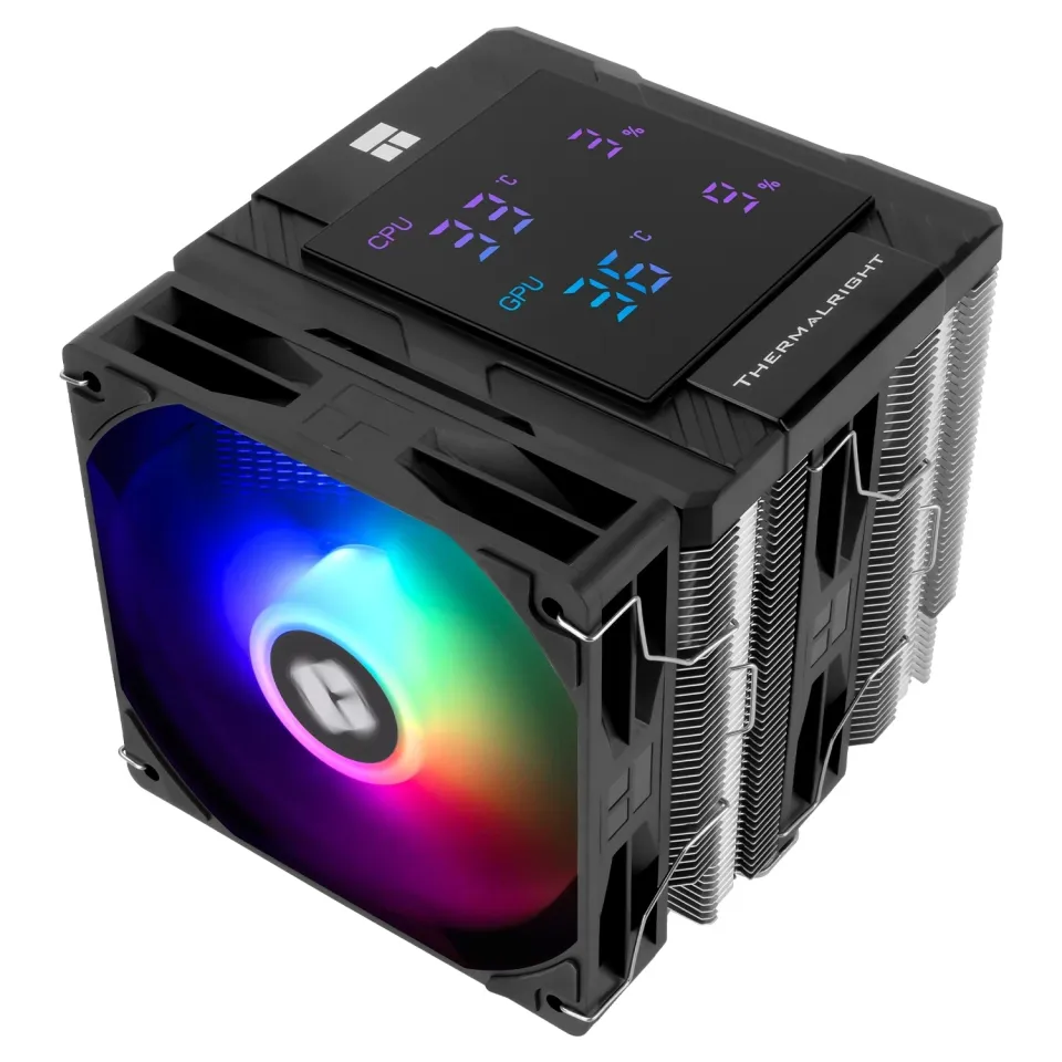 Thermalright CPU Cooler Peerless Assassin 120 Digital A-RGB Black - Dual-Tower - LGA1851/AM5, foto 3