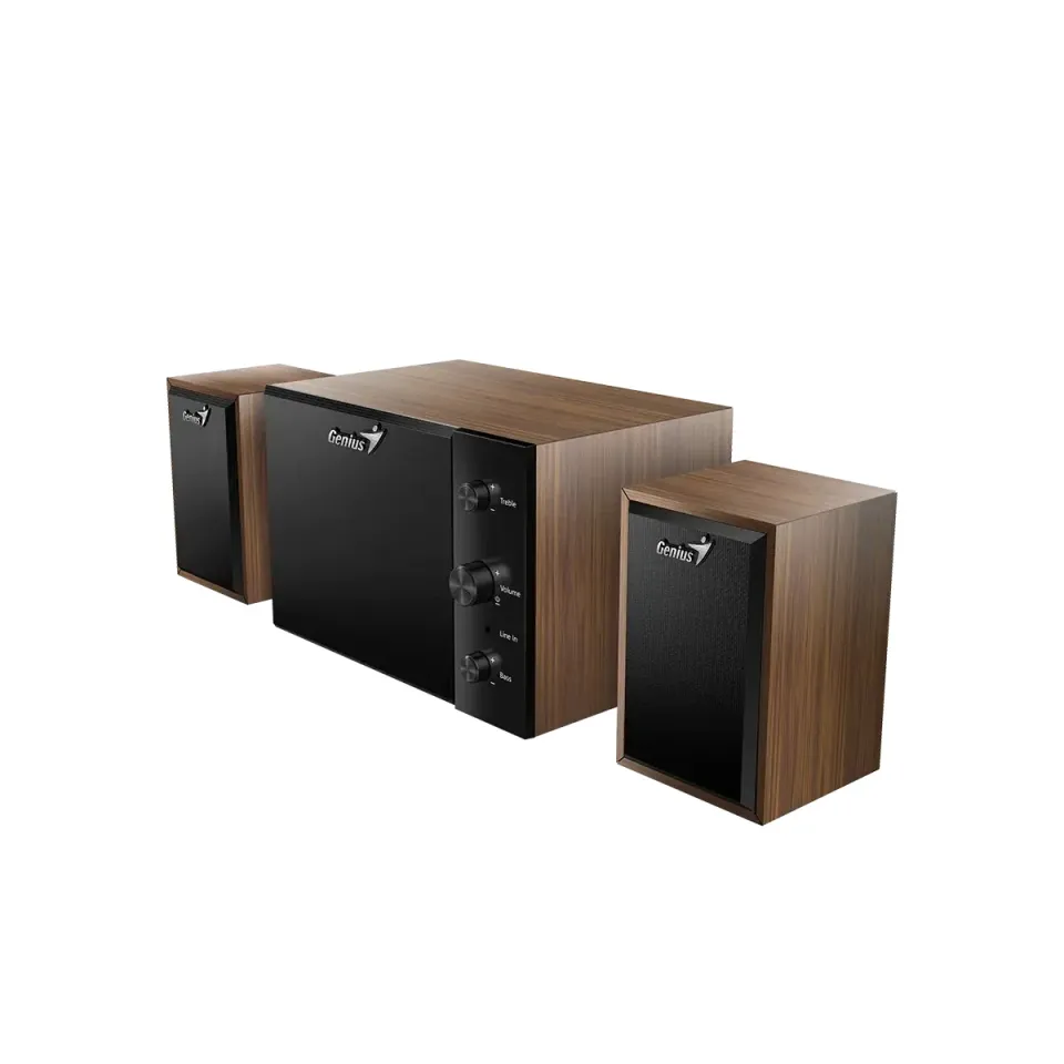 Genius Speakers 2.1 - SW-2.1 350 - 15W RMS, Wood, photo 3