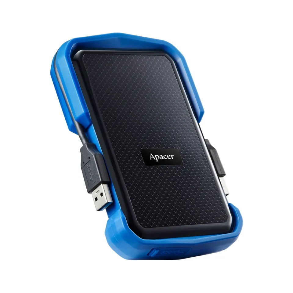 Apacer Portable Hard Drive AC631 2TB USB 3.2 Gen 1, Military-Grade, Shockproof, Black, photo 3