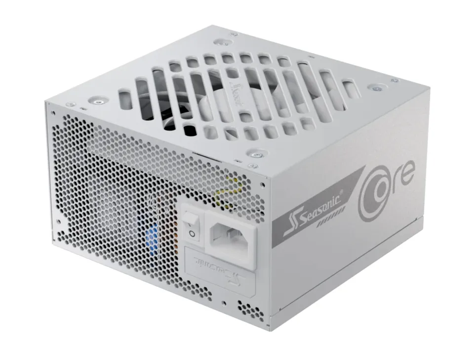 Seasonic PSU ATX 3.1 650W Gold, Full Modular, PCIe 5.1 - CORE GX-650 V2 White - SRP-CGX651-A5A32SF-W