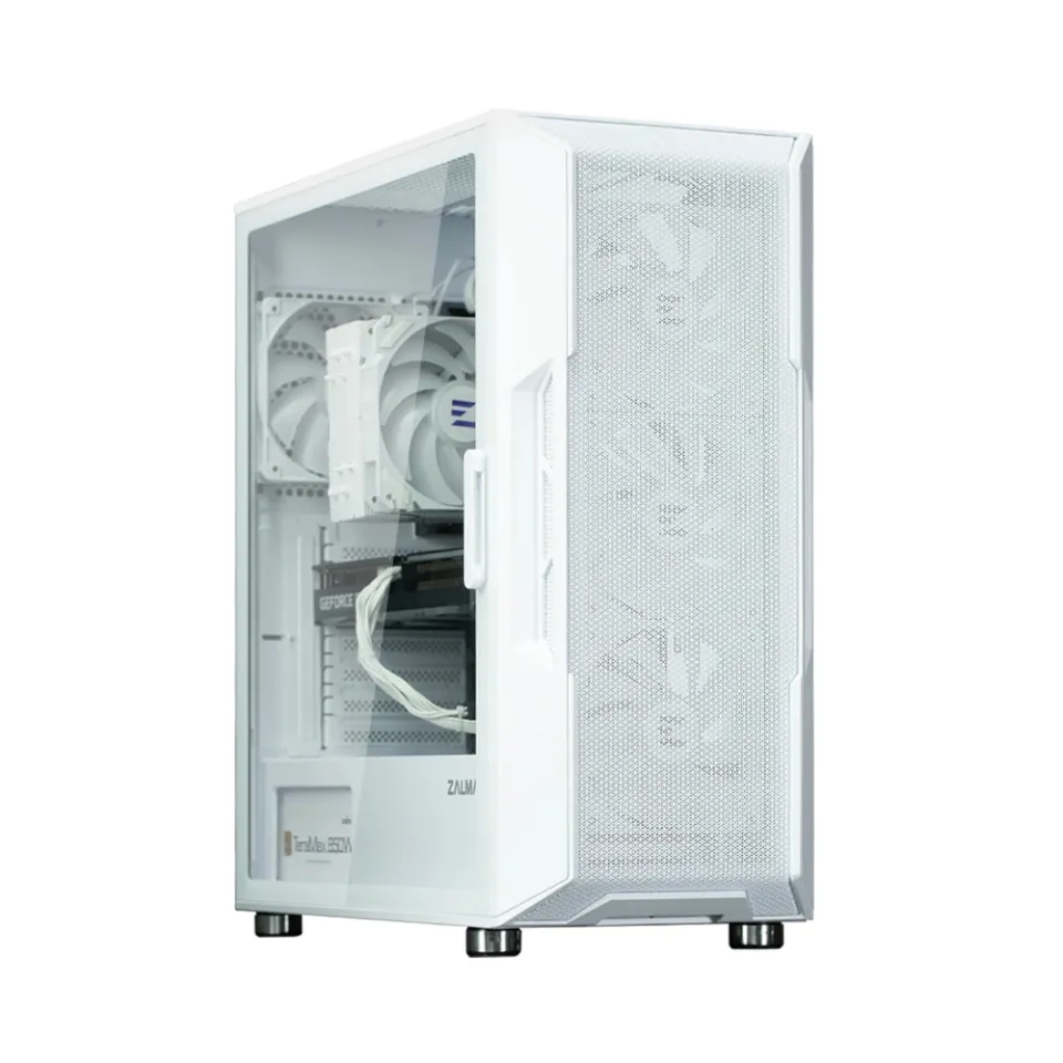 Zalman Case ATX - i3 NEO ARGB White - Mesh, aRGB, Tempered Glass, photo 4