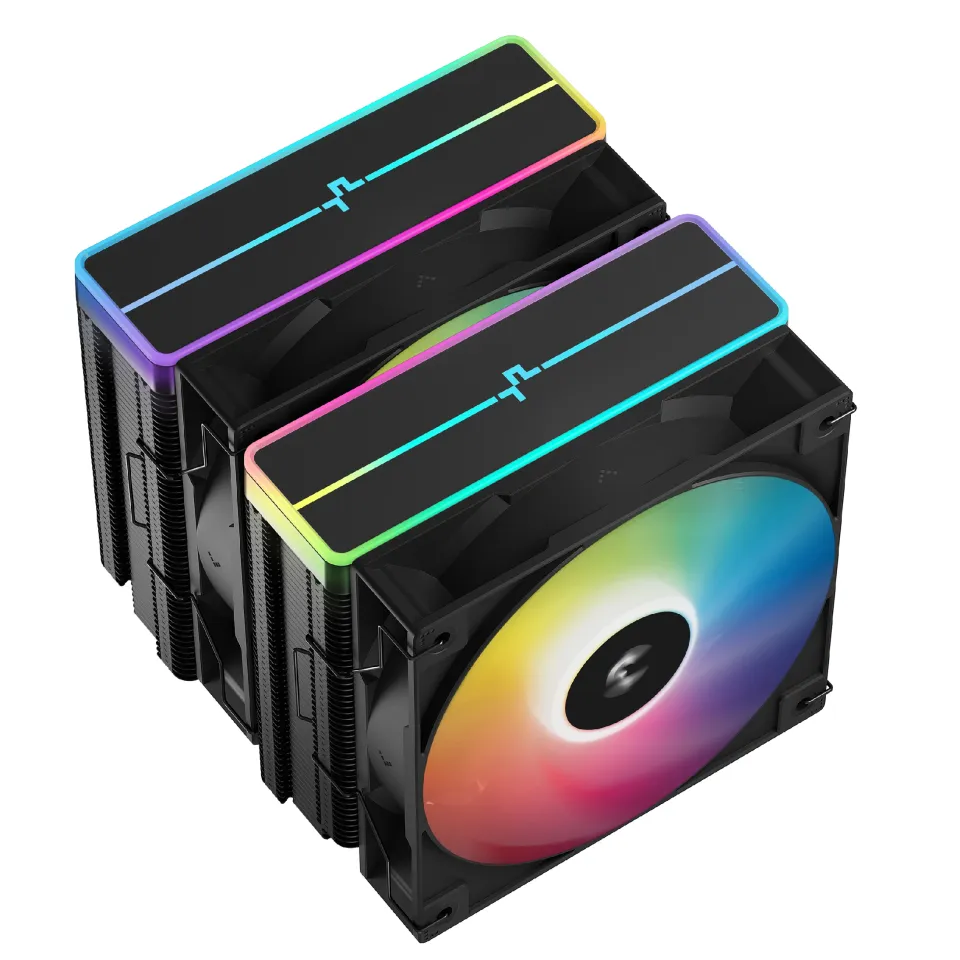DeepCool CPU Cooler AG620 BK - Addressable RGB V2, Dual-Tower - LGA1851/AM5, photo 3