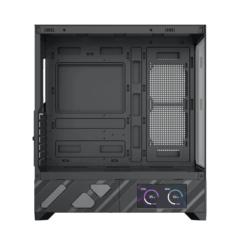 Xigmatek Case E-ATX - Alphard Pro - 6 inch LCD Display, 6 ARGB Fans, foto 6