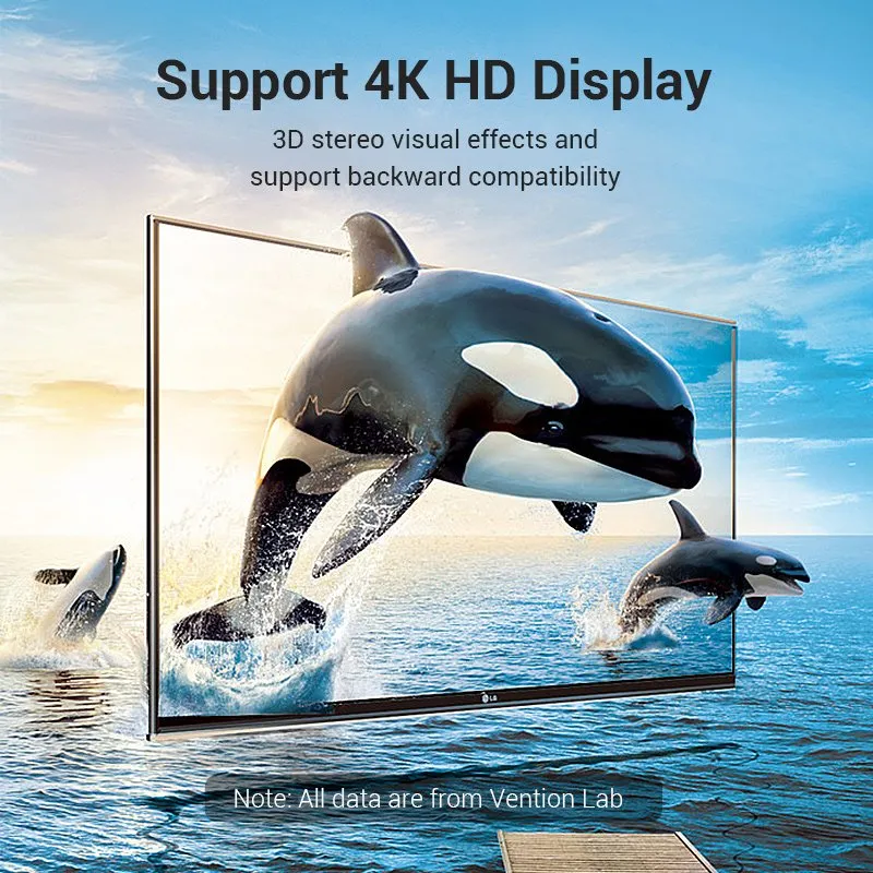Vention Adapter HDMI Vertical Flat 270 Degree M/F - AIQB0, foto 5