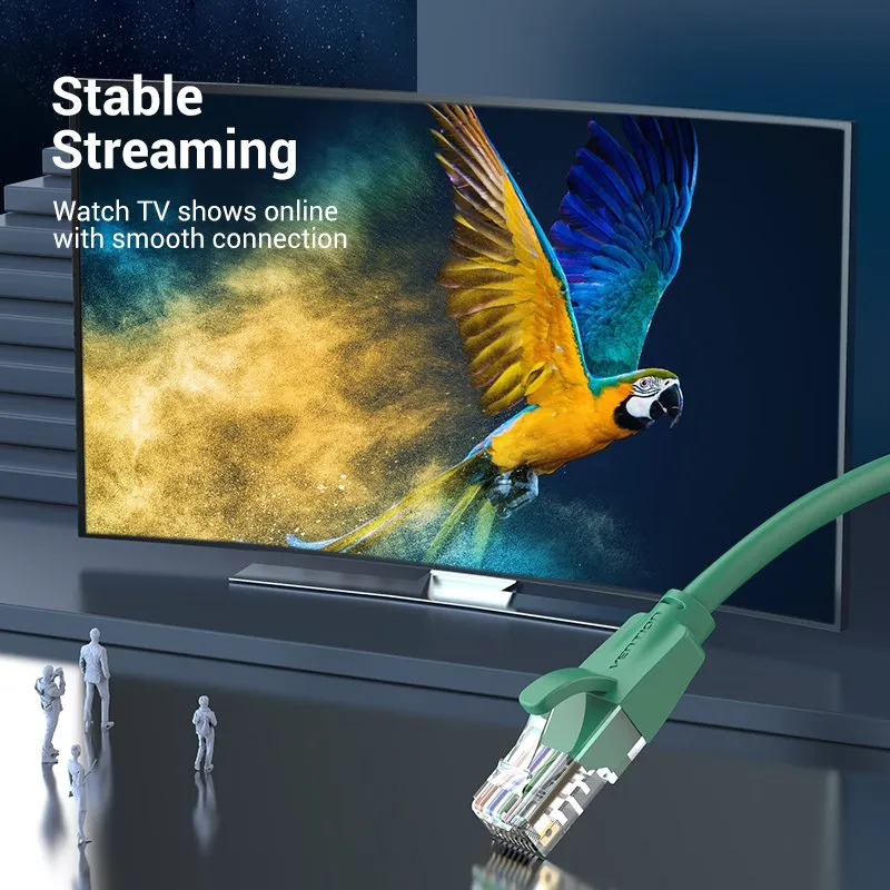Vention LAN UTP Cat.6 Patch Cable - 2M Green - IBEGH, foto 5