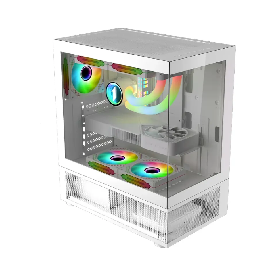 1stPlayer Case ATX - MIKU Mi7-A White - Reversed fans included, photo 2