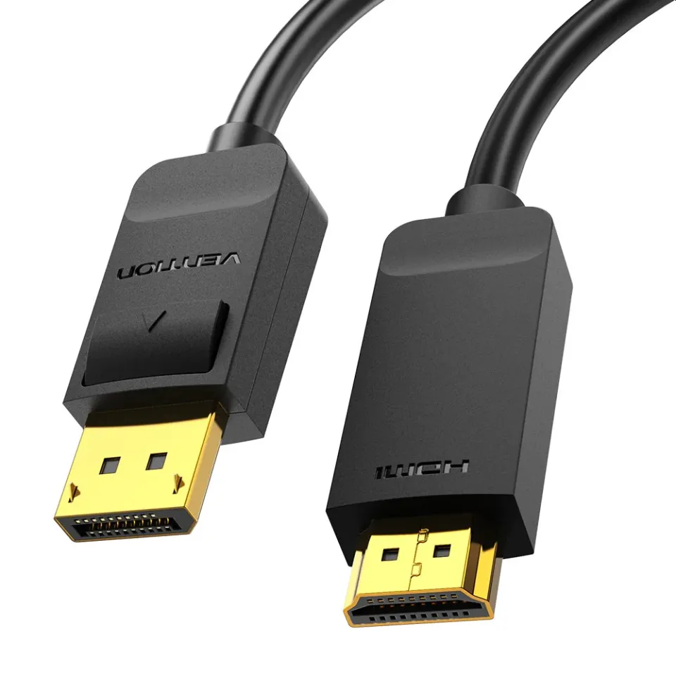 Vention Cable DisplayPort to HDMI 3.0m - 4K, Gold Plated - HAGBI, photo 2