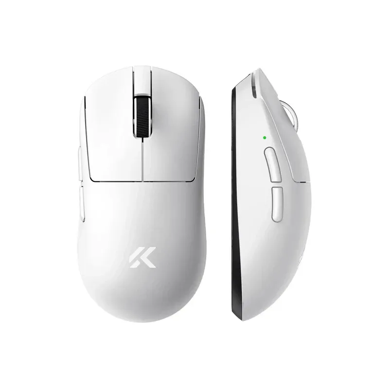 MCHOSE A7 V2 Ultra White - Wireless Gaming Mouse - Dual 8K, Omron Mechanical